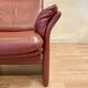 Fauteuil design cuir ajustable et modulable.