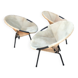 Lusch “Balloon” armchairs by Lusch Erzeugnis Design 1960s