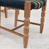 1970s, set 6 pcs of Danish dinning chairs, original good condition, furniture wool.