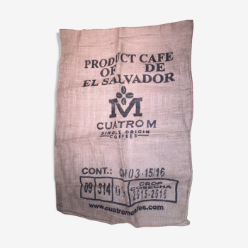 Coffee in Burlap bag