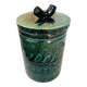 Vintage 1960 ceramic covered pot signed Accolay
