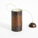Mid-century pendant lamp made of metal and copper by Ernest Igl Hillebrand