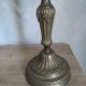 Pair of candelabra candlestick bronze and glass LOUIS XVI antique