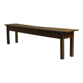 Banc de chêne et de hêtre des années 1930