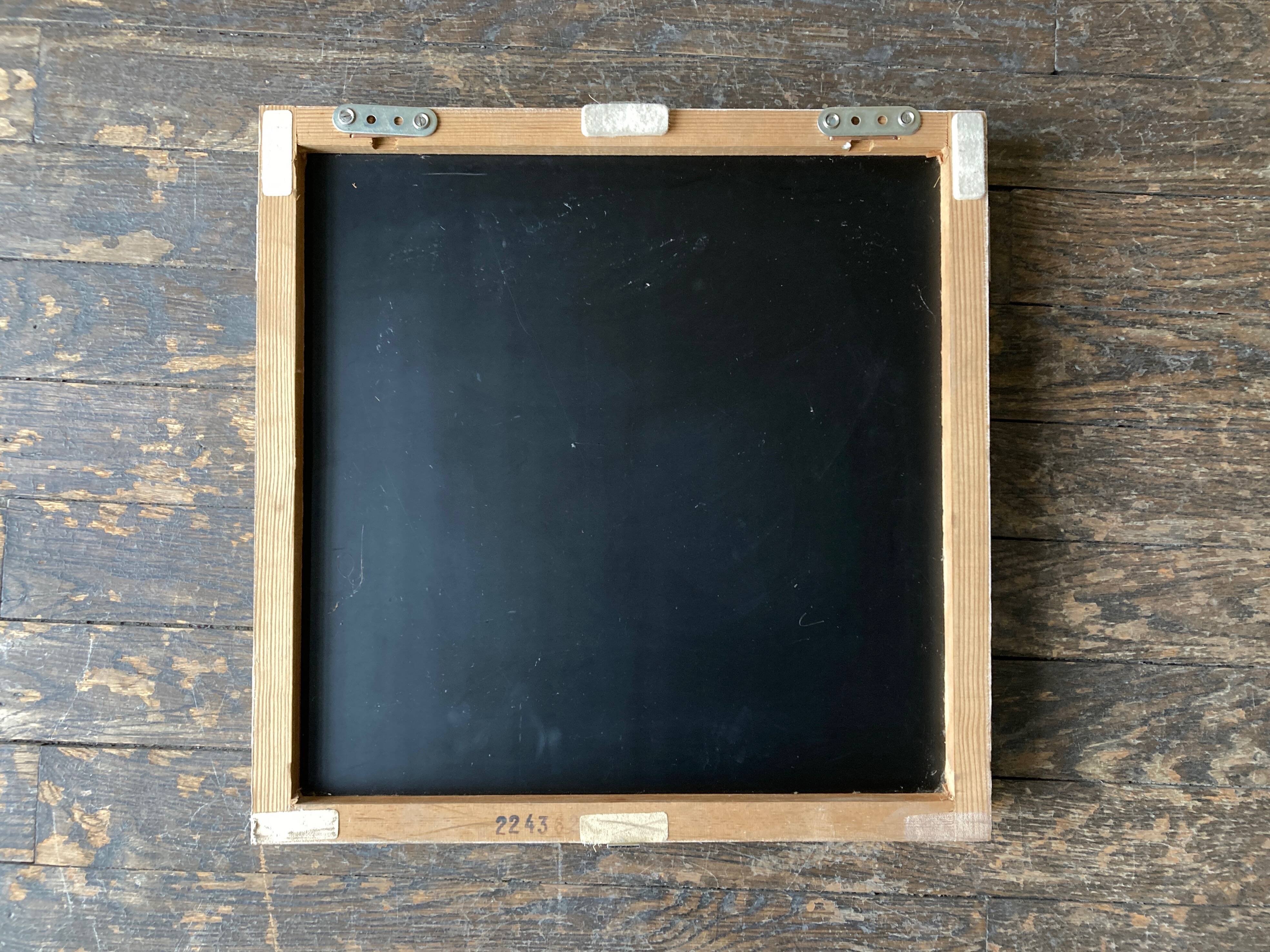 Wooden wallet triptych bathroom mirror 78cm x 38cm