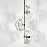Stilux Milano, Vintage Italian chrome chandelier from 60s