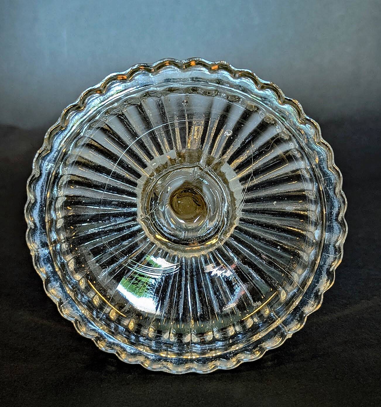 Antique Crystal Candlestick "The Water Carrier" (1900-1920)
