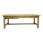 Large oak farmhouse table - sturdy and welcoming