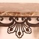 console in wrought iron in Louis XV style - 19th century