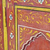 Antique painted folk art cabinet