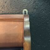 Double wooden wall shelf
