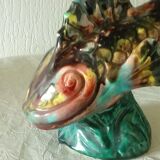 Vallauris ceramic fish from the 1960s vintage