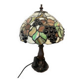 Lampe de chevet avec vitraux