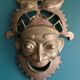 African bronze mask