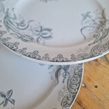 Set of 10 plates in iron earth