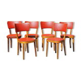 Set 6 chairs baumann n°277 years 50
