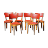 Set 6 chairs baumann n°277 years 50