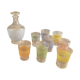 Set carafe and 8 glasses
