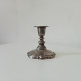 Vintage pewter candle holder