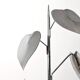 Standing sculpture with chrome leaves and circular base, 1970s