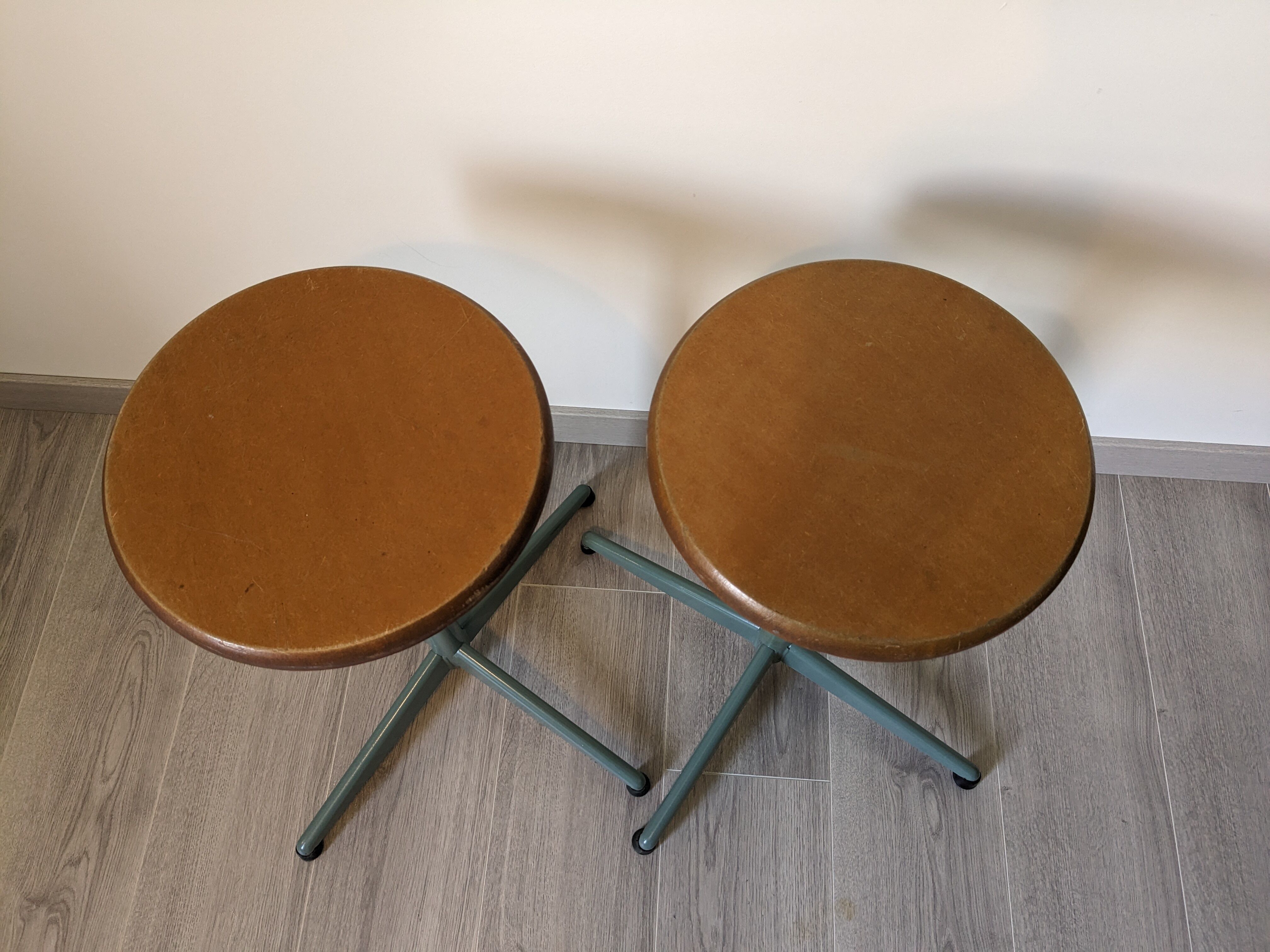 Industrial vintage architect stools