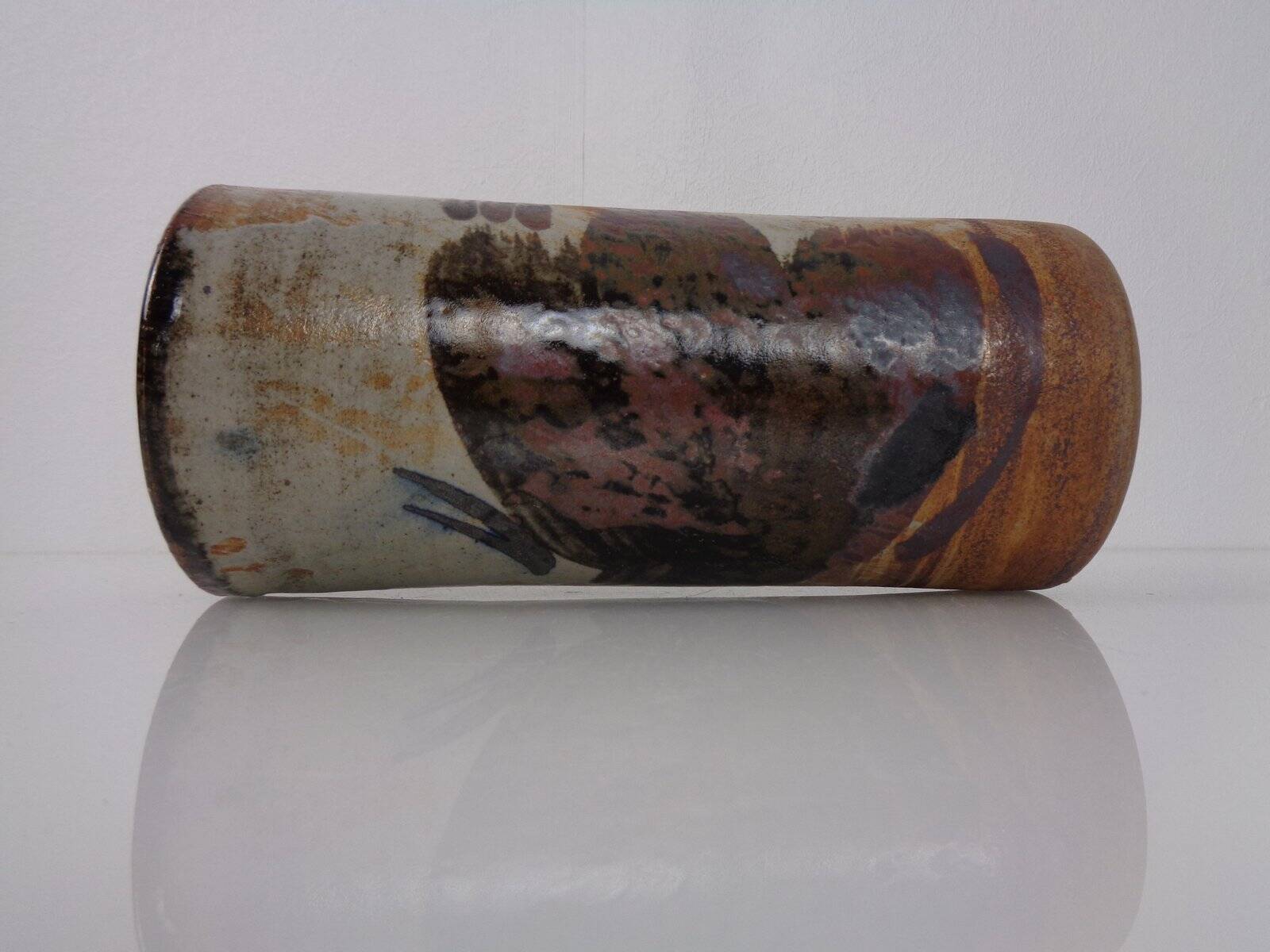 Danish stoneware vase by Conny Walther, 1960s