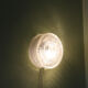 Vintage glass ceiling or wall lamp, Italy, 1960s