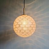 Space Age glass pendant light, 1970s