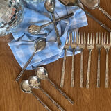 Bamboo dessert service from the 70's