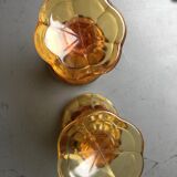 Set of 6 wine glasses Ambers