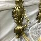 Pair of appliques 1 light in bronze and stamps