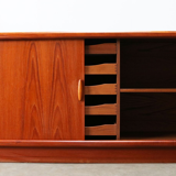 Dyrlund Denmark 1950s drum teak credence