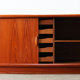 Dyrlund Denmark 1950s drum teak credence