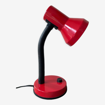 Desk lamp color red vintage 90s