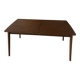 Table à manger extensible effet noyer – 160 cm à 210 cm – Comme neuve