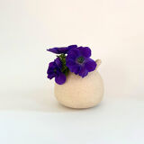 “Bouboulita” vase in beige stoneware Simoneloo
