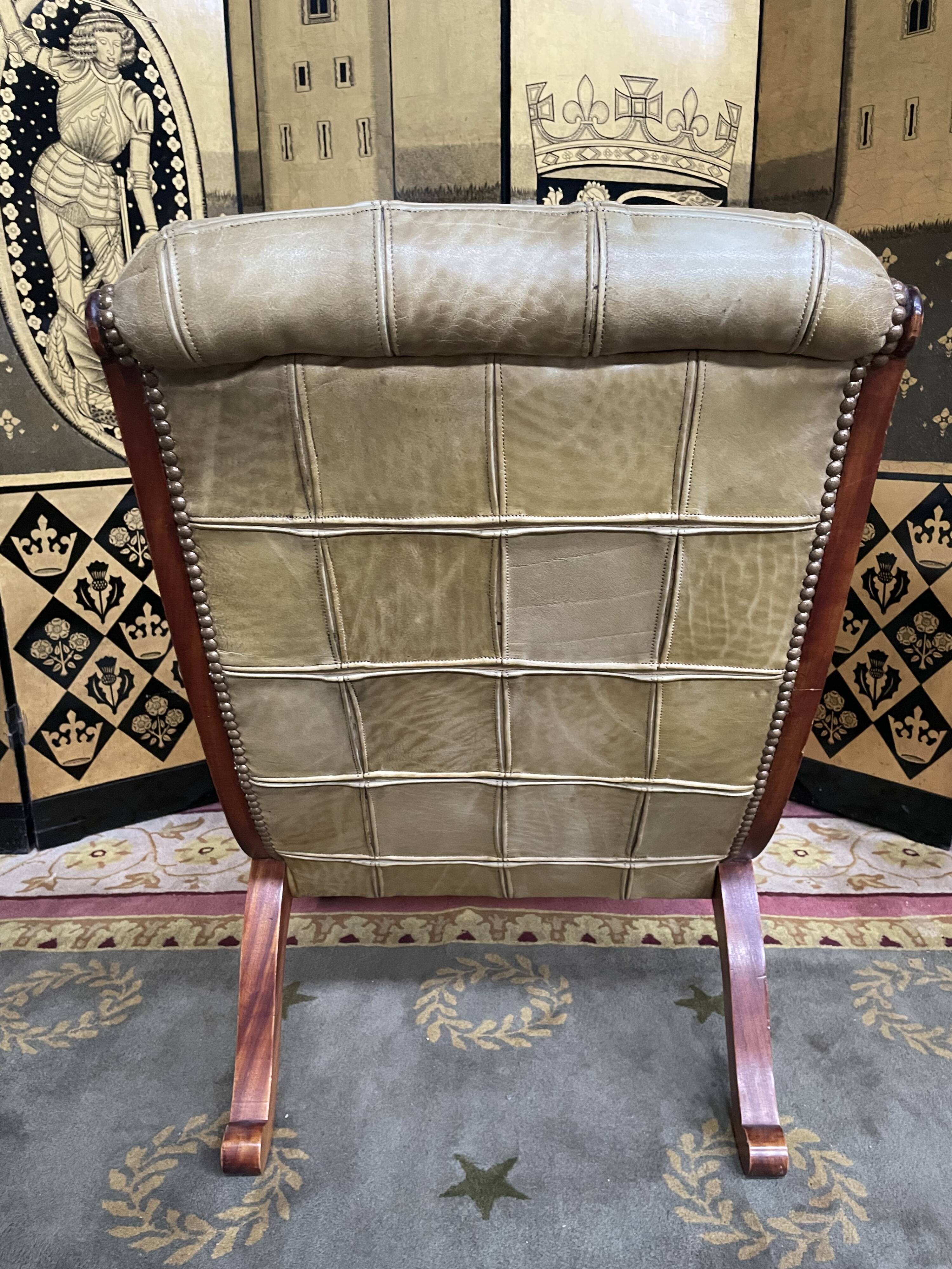 Armchair - Chesterfield leather driver