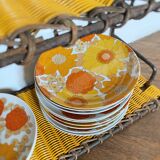 70s shelf in scoubidou and metal