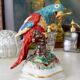 Nymphenburg porcelain parrot
