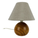 Pine ball lamp, 80s, wood