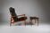 Fauteuil et repose-pieds par Ib Kofod-Larsen pour OPE, Suède