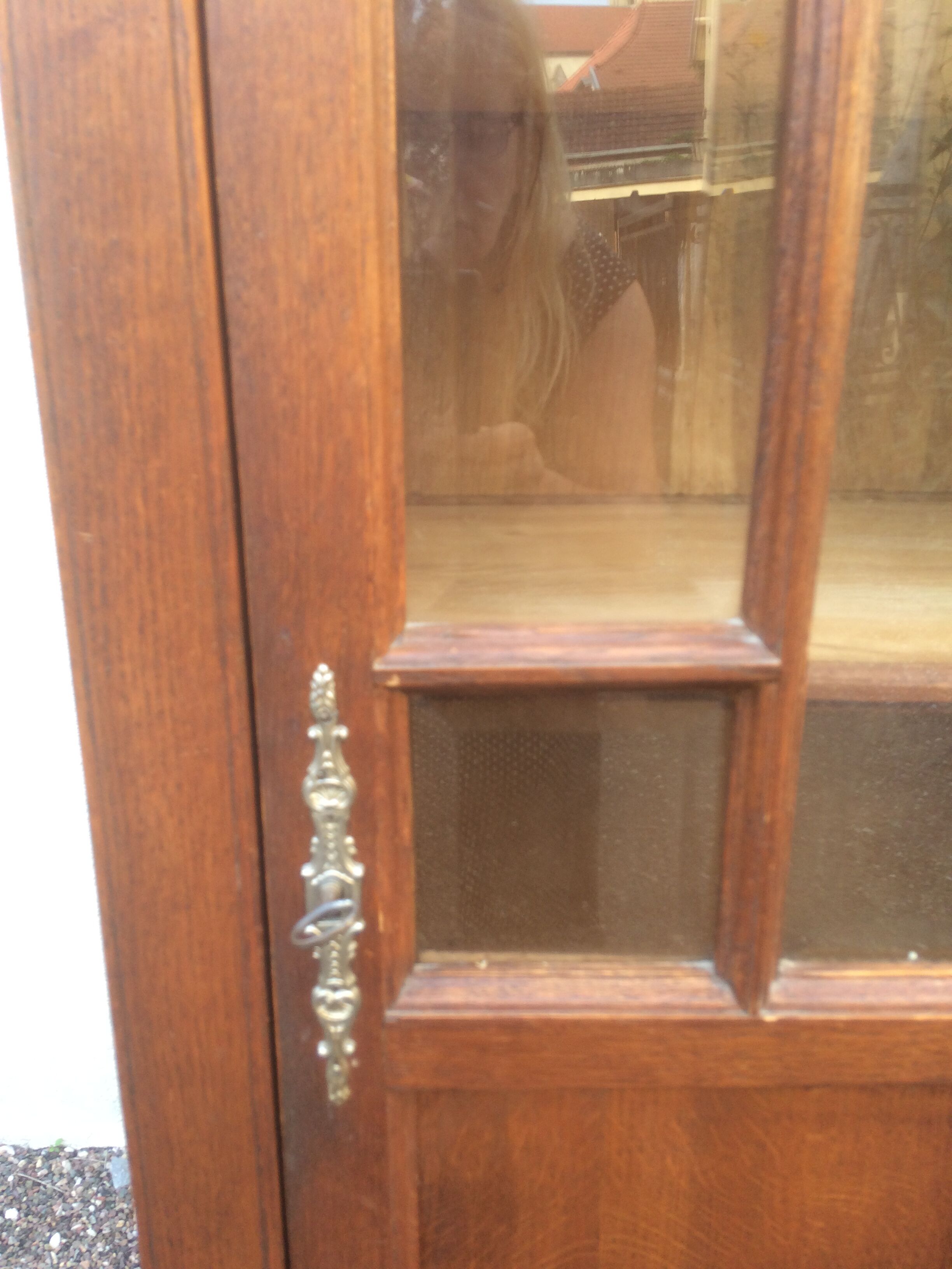 Library in solid oak