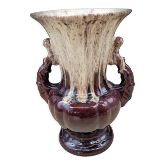 Vase Foreign marron