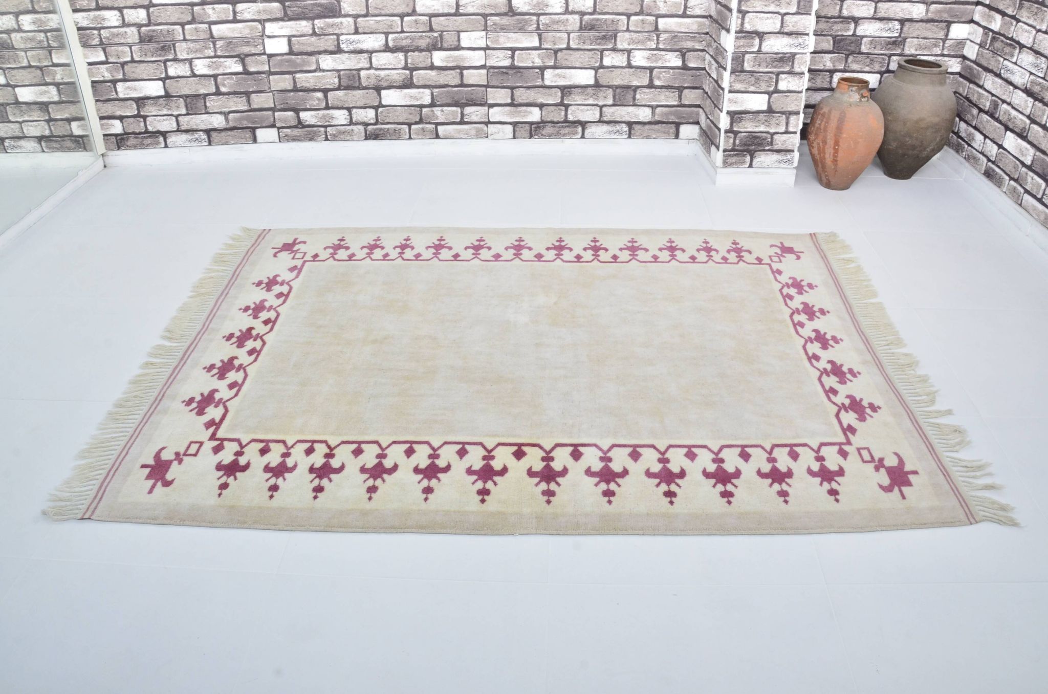 Turkish Anatolian Floral Rug sku 3600