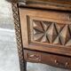Small storage cabinet in carved oak – circa 1930