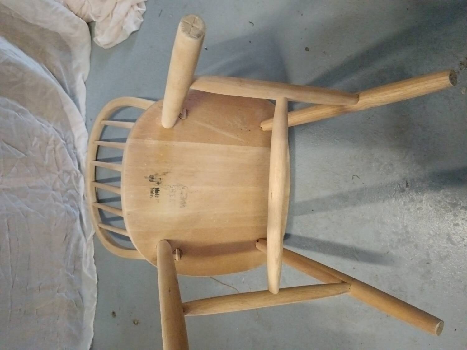 Chaise bistrot bois