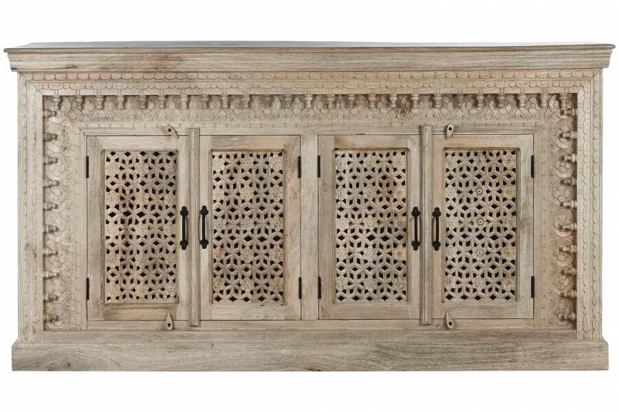 Enfilade  bufet commode mangue 185x40x100 naturel
