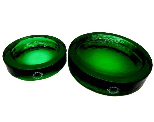 Pair of Ashtrays • Pocket Trays • Eklettika • Carlo Nason • V.Nason & C. • Murano • 2000