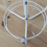 Door plant in white metal and marble