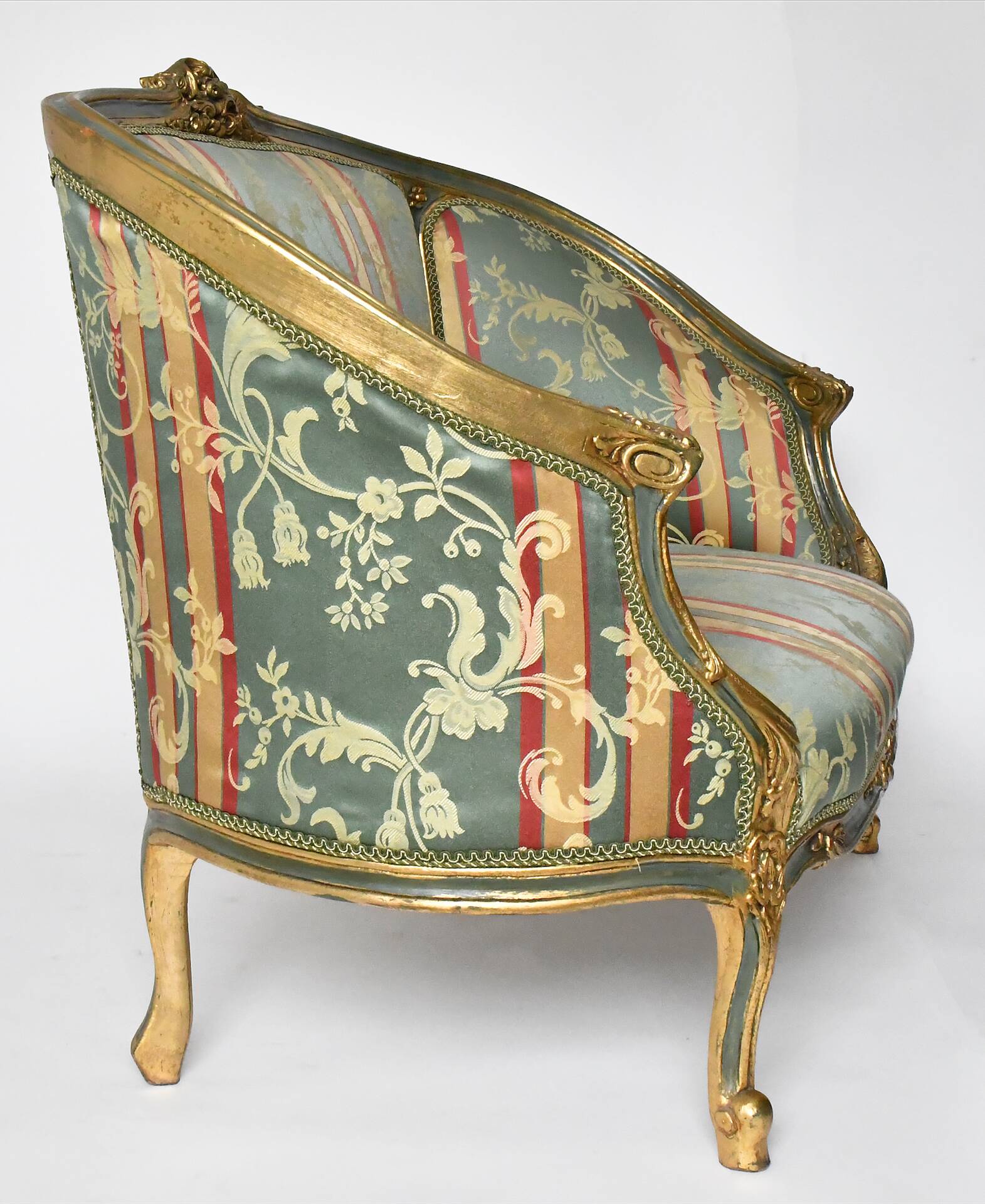 Louis XV style basket sofa